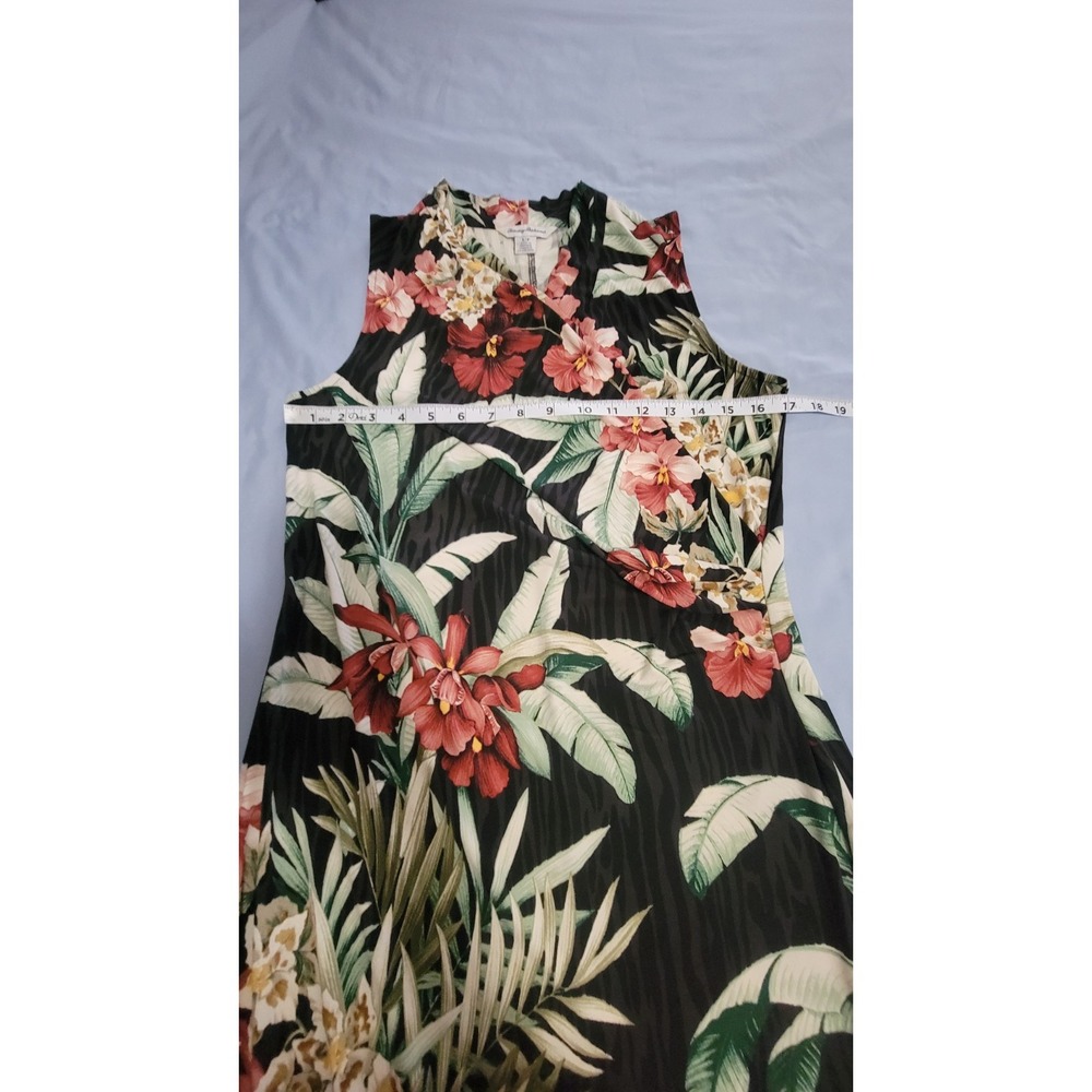 Tommy Bahama Sz Small Oceanic Orchid Travel Maxi Dress UPF Wrinkle Resistant - Picture 14 of 16